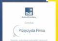 Dziedzic wyróżniony certyfikatem „Przejrzysta firma”