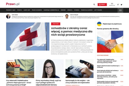 Serwis Prawo.pl dostępny w języku ukraińskim