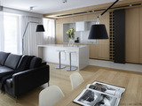 Apartament ocieplony drewnem