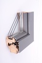 Okno w okładzinie aluminiowej