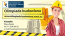 Olimpiada Budowlana MWSLiT we Wrocławiu - rozpoczął się II etap.