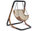 Estetyczny, wiszący fotel zapewni komfortowy wypoczynek na tarasie lub w ogrodzie 