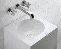 Kompozycje sanitarne - Ceramiczne umywalki i metalowe zlewy 