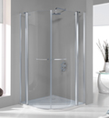 Półokrągłe kabiny prysznicowe - najlepsze rozwiązanie do małych łazienek.