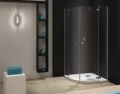 Nowoczesny design Twojej łazienki - półokrągłe kabiny prysznicowe