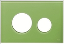 Zielony przycisk spłukujący