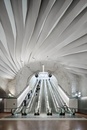 Sufit inspirowany rzeźbą Berniniego – Ekstaza Świętej Teresy w sztokholmskim metrze