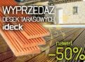 Wyprzedaż desek tarasowych iDeck DLH