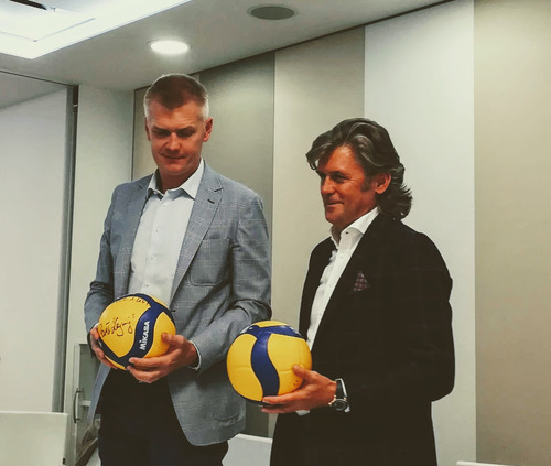 konferencja prasowa, inaugurująca nowy sezon KRISPOL 1 ligi siatkówki.