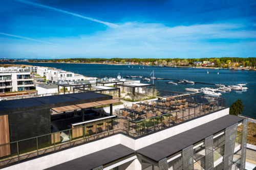 Luksusowe apartamenty Sol Marina nad brzegiem ujścia Martwej Wisły do Bałtyku dostępne w sprzedaży