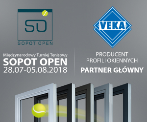 VEKA sponsorem turnieju tenisowego Sopot Open