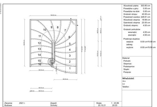 Proces projektowania schodów