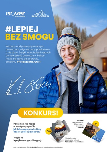 Kamil Stoch ambasadorem konkursu #LepiejBezSmogu