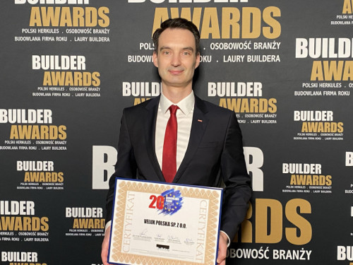 VELUX Polska otrzymała prestiżowy tytuł „Budowlana Firma 20-lecia”