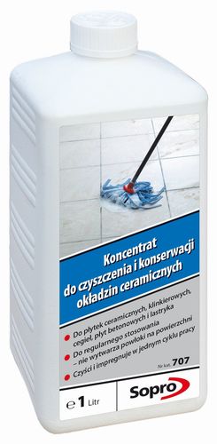 koncentrat do czyszczenia i konserwacji powierzchni ceramicznych