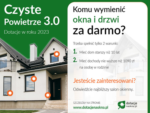 Czy Polacy korzystają z dofinansowania do wymiany okien w ramach programu Czyste Powietrze?