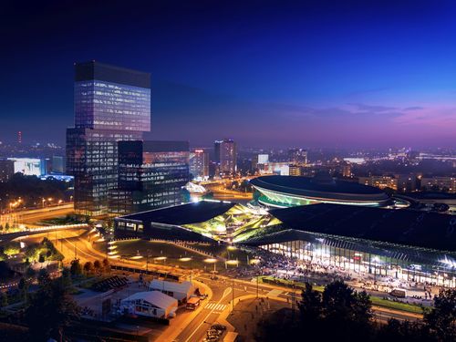 Budowa .KTW II - powstaje najwyższy biurowiec w Katowicach