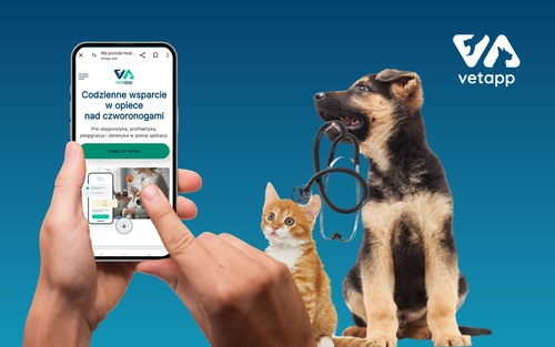 Pomoc w opiece nad zwierzętami domowymi - aplikacja weterynaryjna VetApp