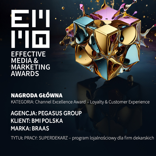 Nagroda Channel Excellence Award dla SuperDekarza – sukces BMI Polska na EMMA 2025