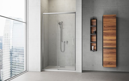 Nowatorskie zestawienie chromu i szkła to nieodzowny element minimalistycznej aranżacji łazienkowej