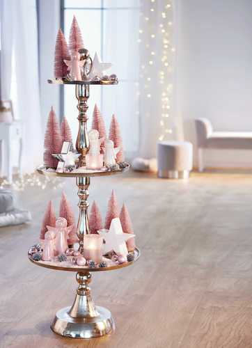 pomysły na różowe dekoracje świąteczne