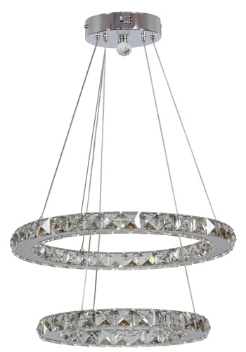 LORDS to kolekcja stylowych, chromowanych lamp sufitowych i ściennych ozdobionych szlifowanymi kryształami