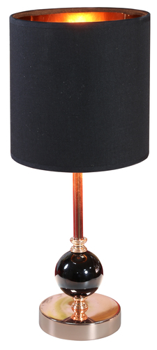 czarna stołowa lampa Melba/candellux