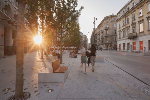 Transformacja centrum Warszawy - Plac Pięciu Rogów oddany do użytkowania