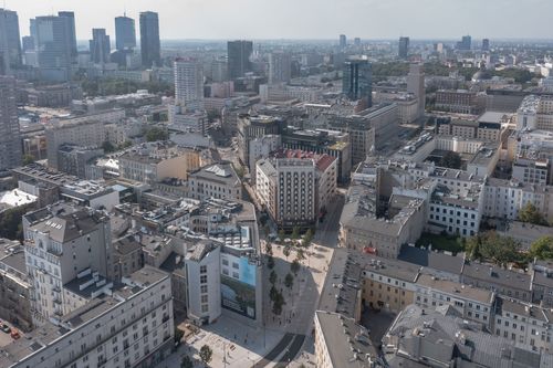 Transformacja centrum Warszawy - Plac Pięciu Rogów oddany do użytkowania