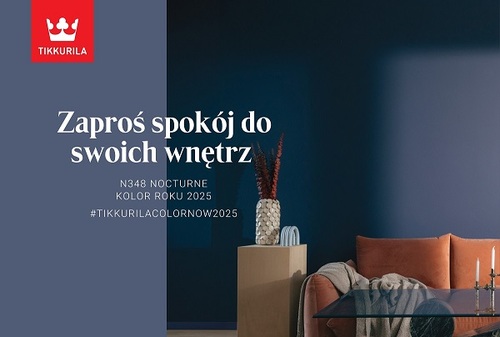 inspirujący Nocturne Kolorem Roku Tikkurila 2025