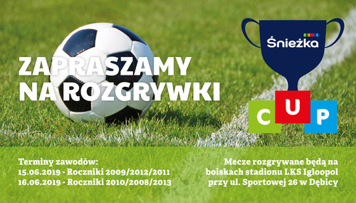 Zapraszamy na letnie rozgrywki w cyklu Śnieżka Cup