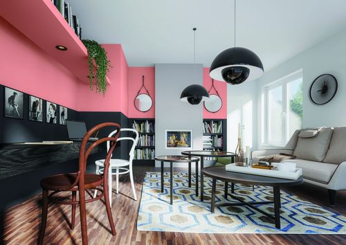 Jak łączyć niebanalnie drewniane meble z kolorami ścian we wnętrzach