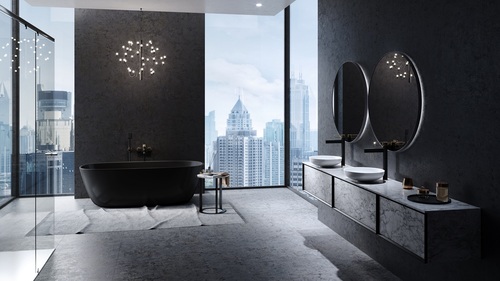 Czerń w aranżacji: proporcje, światło i materiały, które tworzą balans