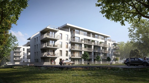 Nowoczesne mieszkania w zielonej części Lublina. V etap Apartamentów Poligonowa w budowie