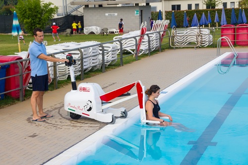 rehabilitacja w basenie możliwa jest, również w tym przydomowym