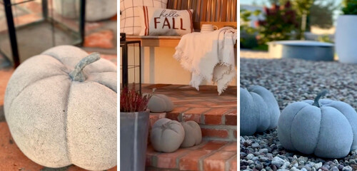 Jak zrobić betonową dynię? Oryginalna dekoracja DIY na jesień i Halloween