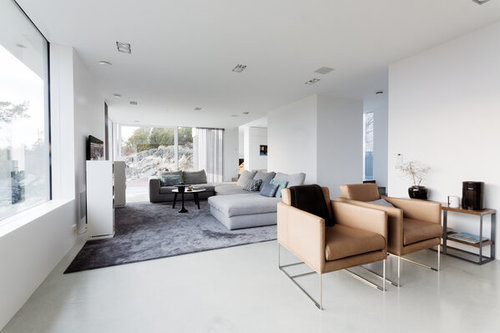 dom poddany modernizacji w stylu Bauhaus