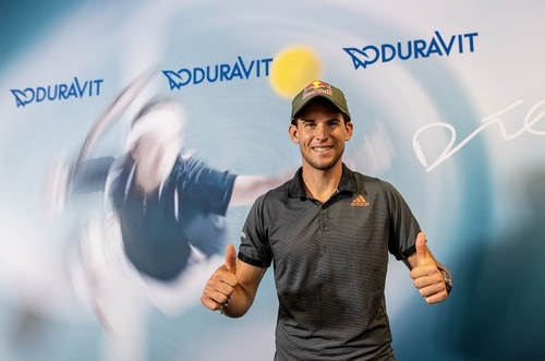 Austriacki tenisista Dominic Thiem został ambasadorem marki Duravit