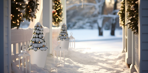 jak za sprawą oświetlenia podkreślić urok zimowego tarasu, balkonu lub ogrodu