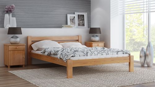 proste minimalistyczne wnętrze sypialni - jakie łóżko będzie pasowało?