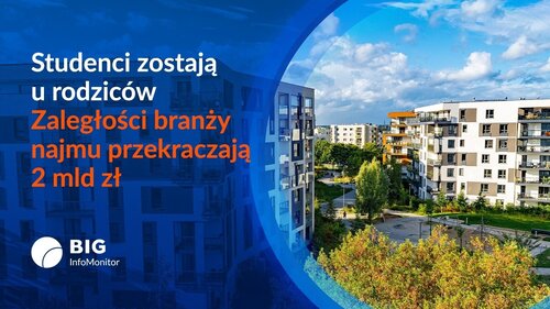 Zadłużenie firm wynajmujących nieruchomości przekroczyło 2 mld zł. Studenci coraz częściej rezygnują z najmu