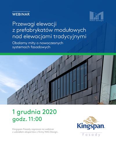 Trwają zapisy na webinarium o elewacjach modułowych