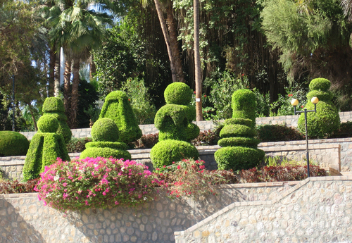 topiary, rzeźby z roślin