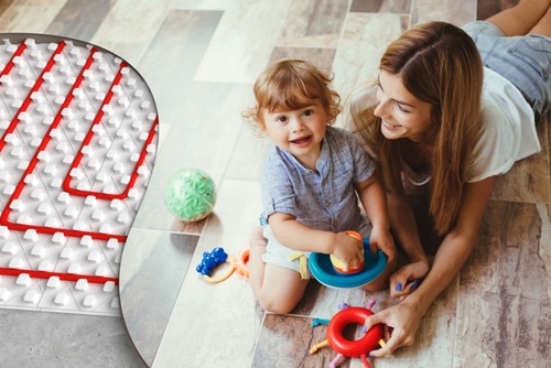Dlaczego szczególnie w pokoju dziecka warto zastosować ogrzewanie podłogowe?