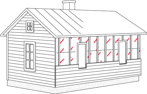 dom drewniany - jak przeprowadzić ocieplenie w nowym i starym budynku