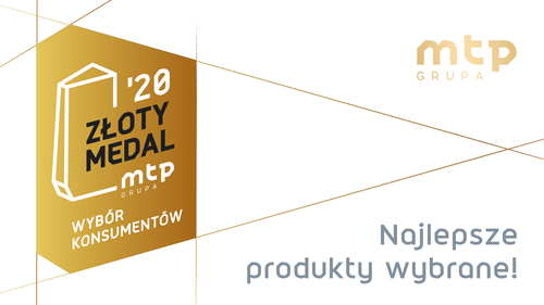 Najbardziej innowacyjne produkty minionych dwu lat nagrodzone .Złoty Medal Grupy MTP – Wybór Konsumentów