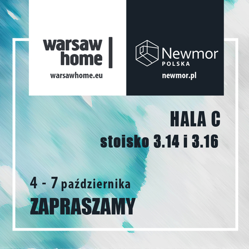 zaproszenie na stoisko Newmor na Warsaw Home