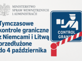 Nowe rozporządzenie MSWiA: kontrole graniczne z Niemcami i Litwą potrwają dłużej