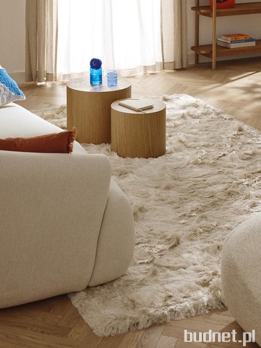 Dywan z długim włosiem z połyskiem Jimmy, Westwing Collection