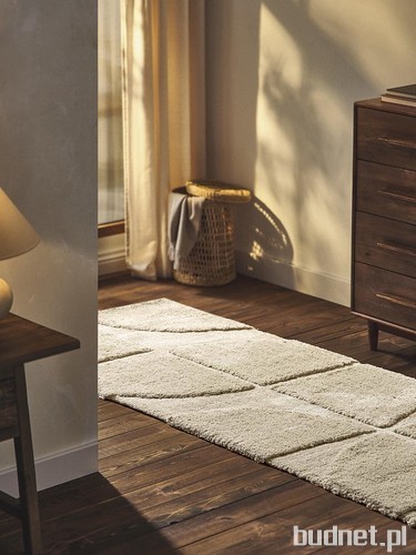 Puszysty chodnik z długim włosiem z wypukłą strukturą Jade, Westwing Collection